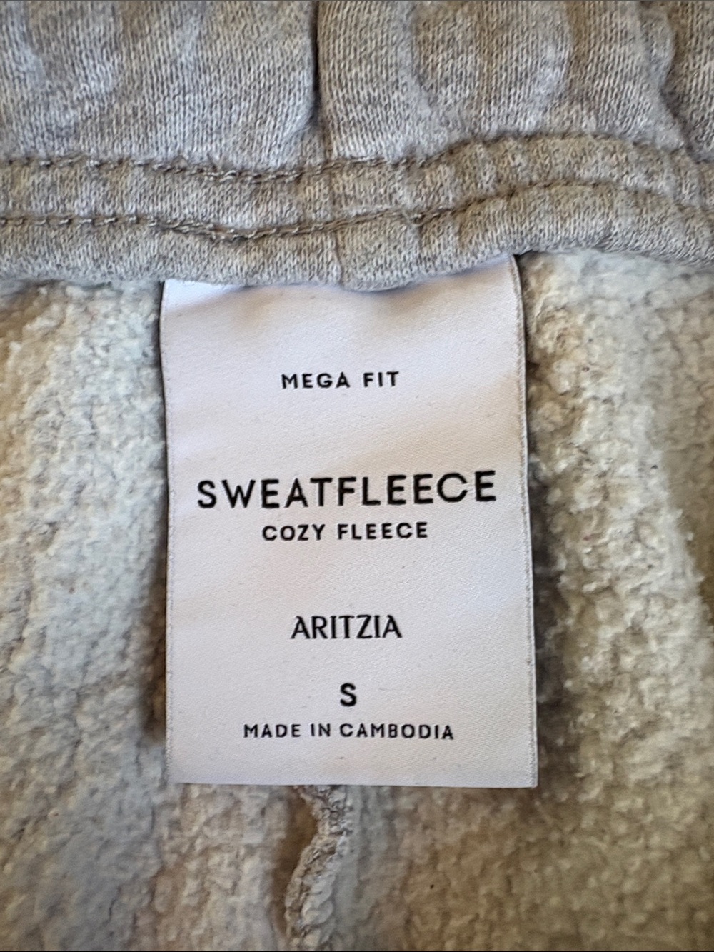 Aritzia Sweatfleece Cropped Cozy Sweatpants Small - Picture 5 of 6